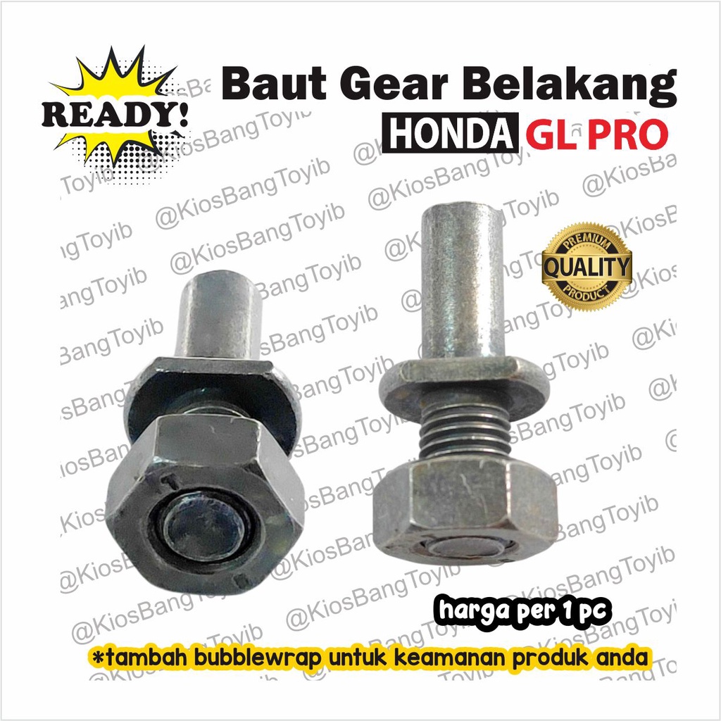 Baut Baud Gear Gir Belakang GL Pro-CDI MegaPro-New Neotech Max (1pc)