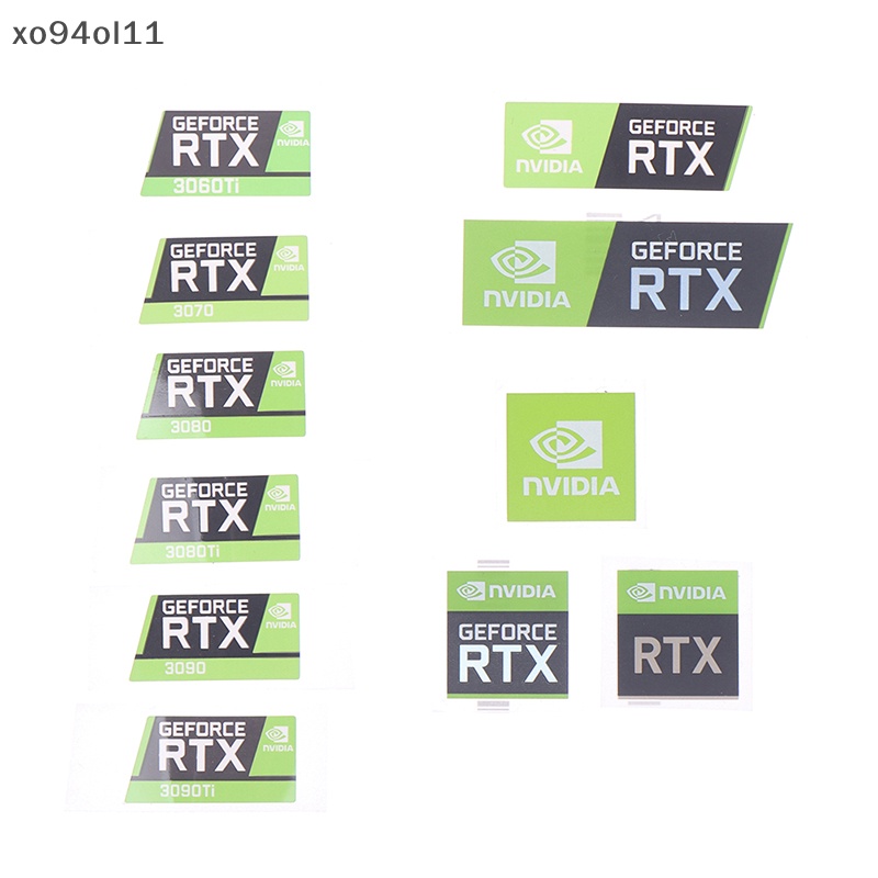 Xo RTX 3090TI 3080TI 3070 3060dekstop er laptop graphics card label OL