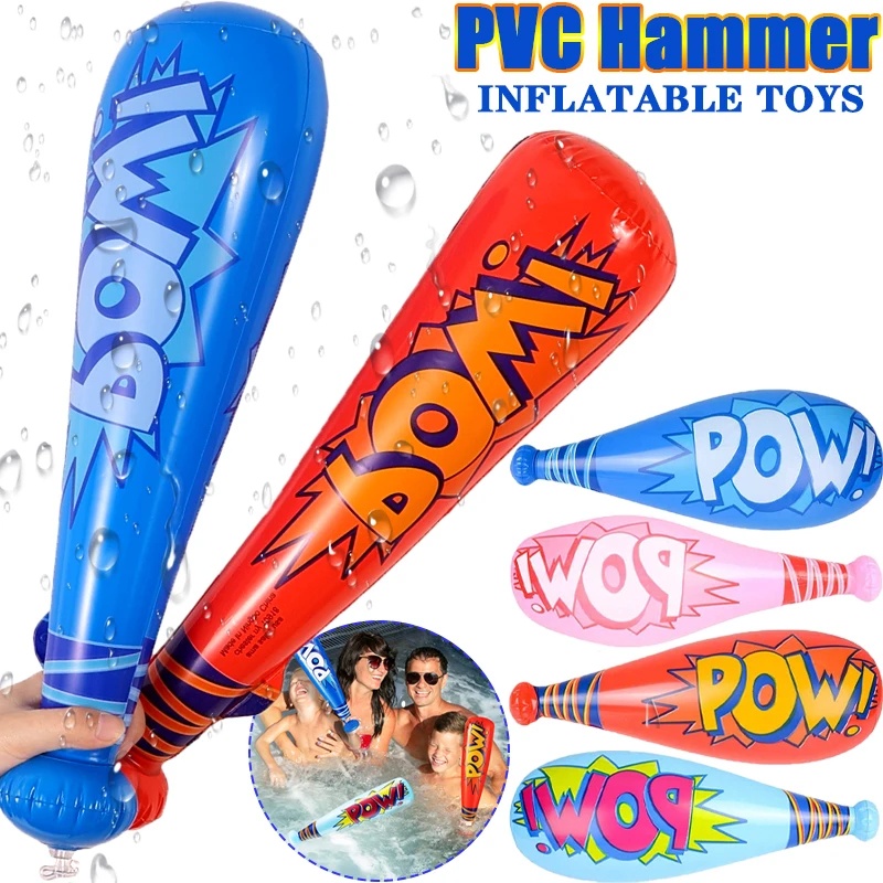 Color Inflatable Stick PVC Stick Hammer Mainan/Lomba &amp; Game Inflatable Fuel Bar/Mainan Renang Anak