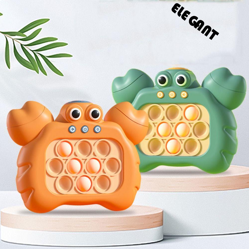 [Elegan] Crab Gopher Game|Dewasa Yang Lagi Led Game Groundhog Mainan Push Bubble Puzzle Games Kartun Kepiting Mainan Kompres Speed Push It Fidget Toys Whac-A-Mole Toys