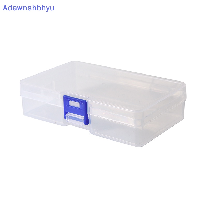 Adhyu 1pc Transparan Pemikat Pancing tackle hook Kotak Penyimpanan Plastik container case ID