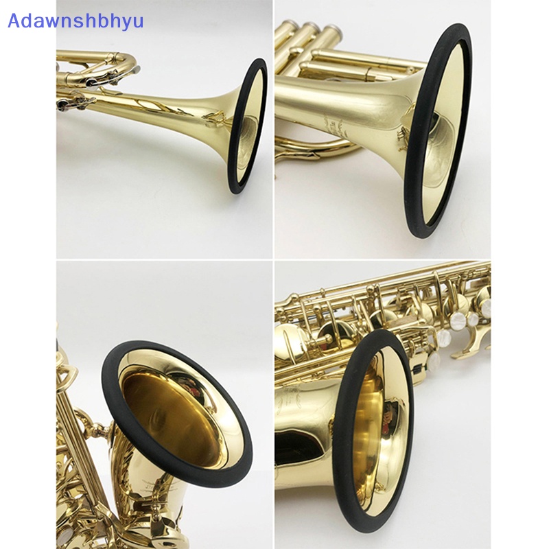 Adhyu 1Pc Saxophone Cincin Penyerap Suara Silikon Mute Pelindung Sax Peredam Bagian ID