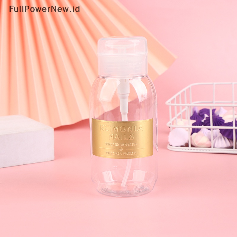 Power Dispenser Pompa Plastik Nail Art Kosong Varnish Remover Press Botol Poles ID
