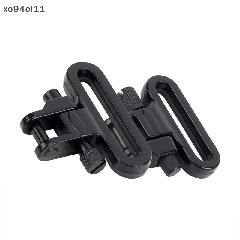 Xo 1PCS Tactical Rifle Sling Swivels Mount Adapter Lampiran Klip Heavy Duty 300lb Quick Detach Outdoor Hung Gun Aksesoris OL