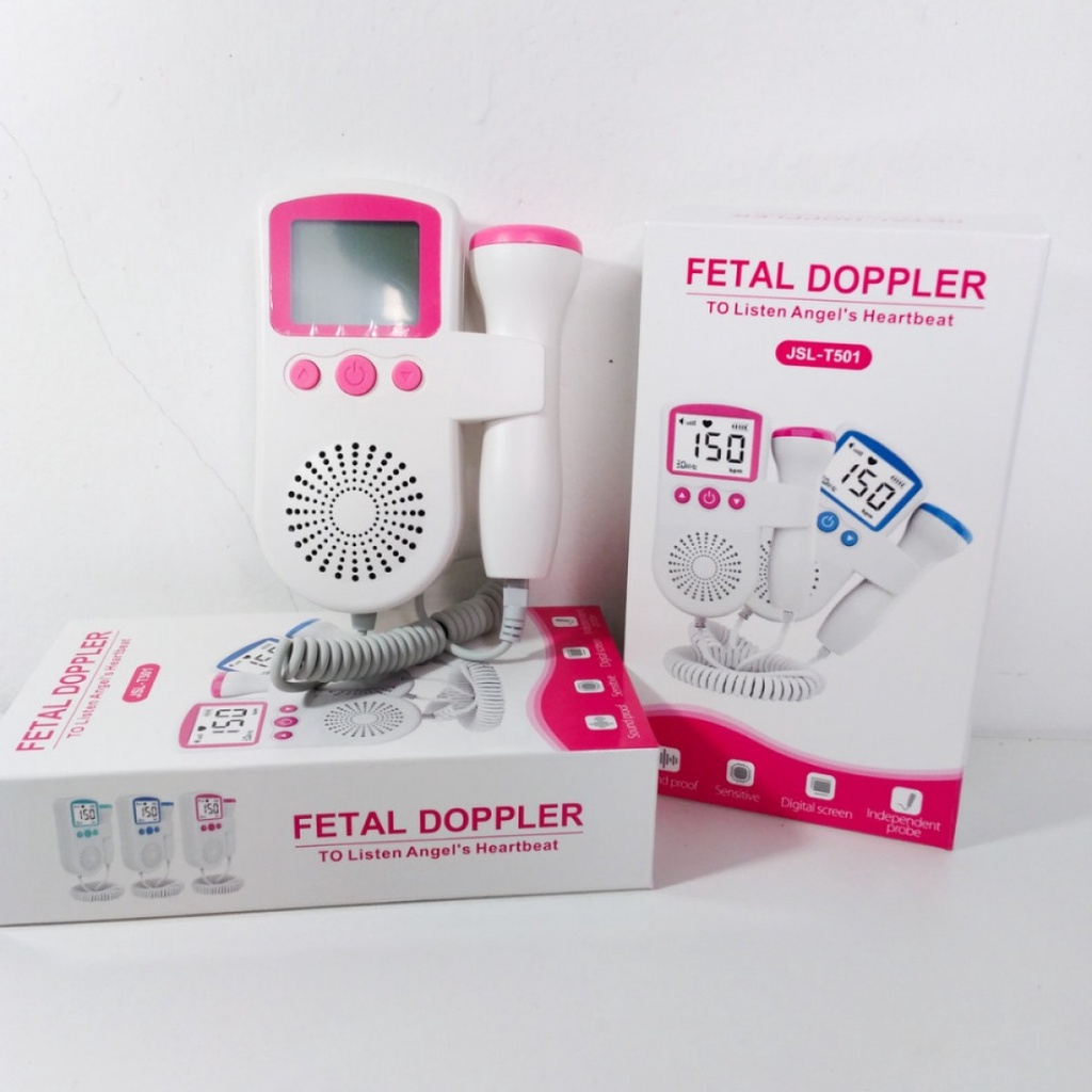 BWESH Fetal Doppler Alat Deteksi Jantung Janin Bayi Kandungan JSL-T501