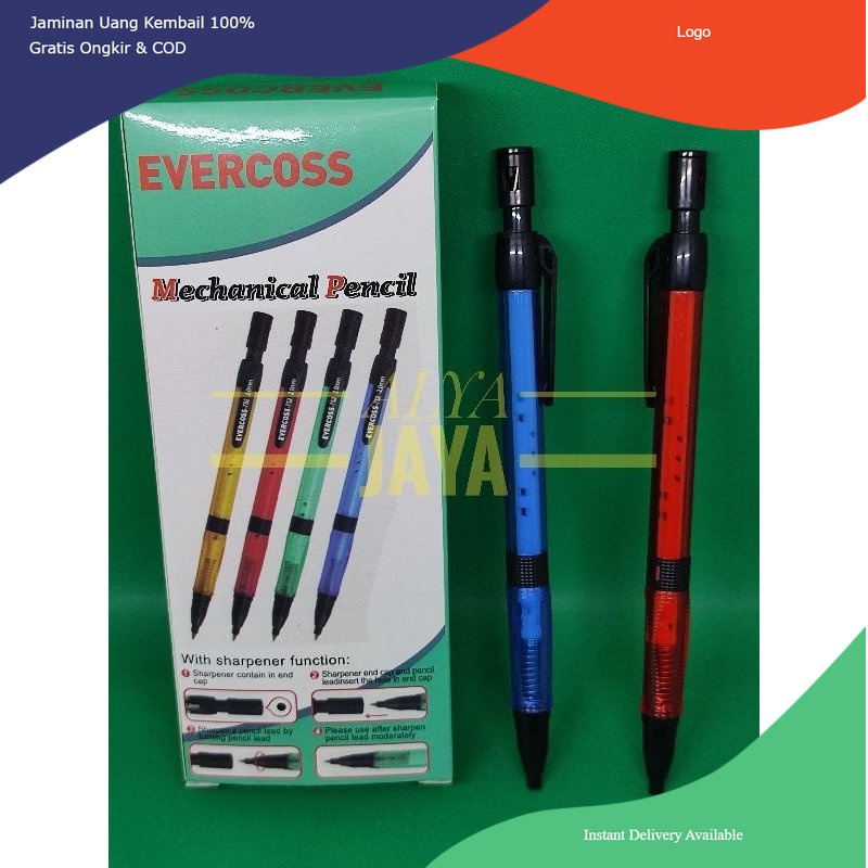 Pensil Mekanik Evercros 1 pack 12 Pcs