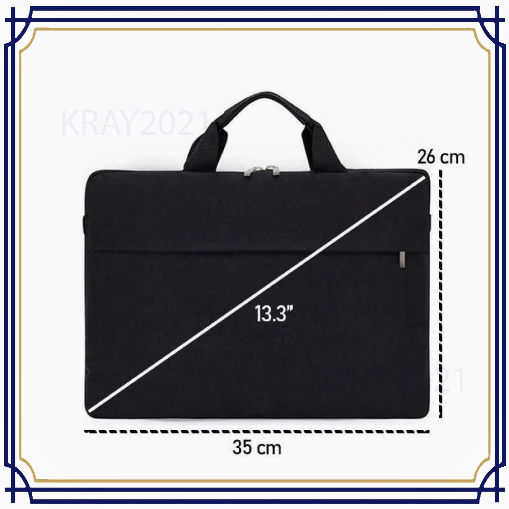 Tas Jinjing Laptop Waterproof Commuter Bag 13.3 Inch TS588