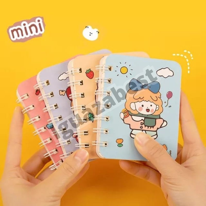 

NoteBook Ring Motif A7 Note Book Ring Isi 80 Lembar Buku Catatan Ring