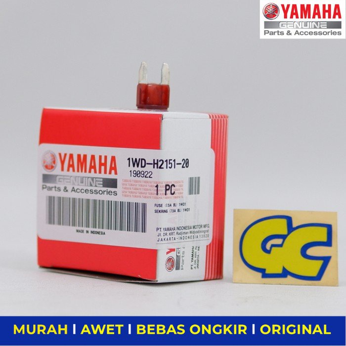 Sekring  Sekering Tancap  Fuse 7.5 A Yamaha - Sparepart Sperpart Spare Part Motor Yamaha Aerox Fazzi