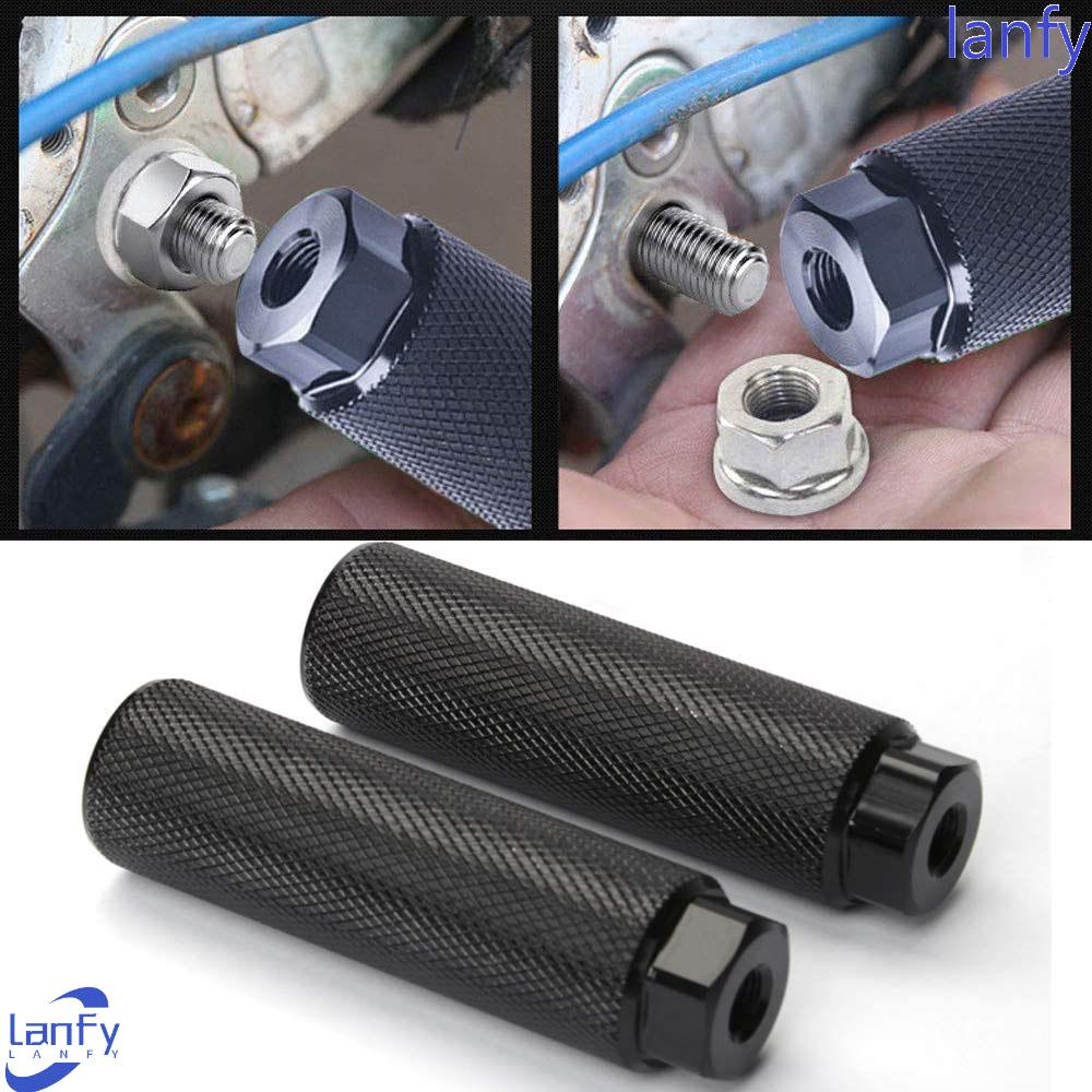 Lanfy Sepeda Pasak Outdoor Fit 3 /8 ''As Sepeda Jalan Sepeda Roda Depan Belakang Anti Selip Sepeda Gunung Sepeda As Pedal