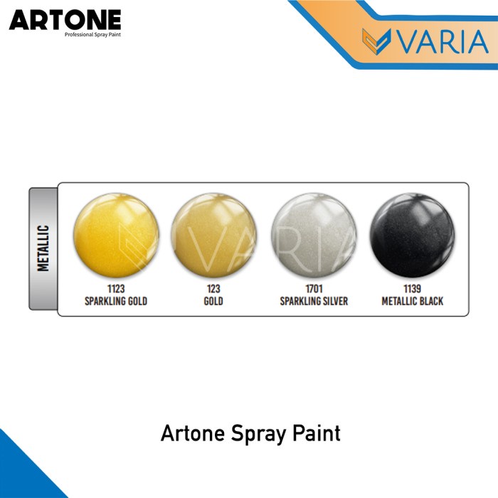 Artone SP 400 cc Gold 123 Professional Spray Paint Cat Semprot