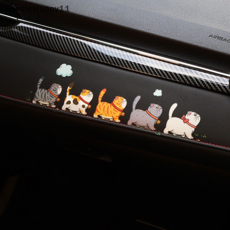 Gentlehappy 5Pcs /Set Climbing Cats Stiker Mobil Styling Hewan Lucu Tahan Air Stiker id