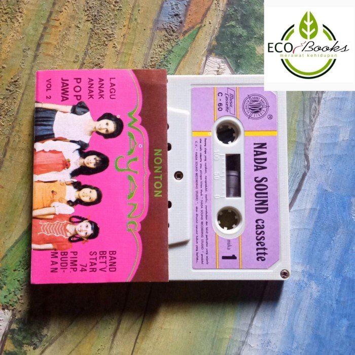 Ecobooks - kaset lagu anak anak nonton wayang pop Jawa band betv star 74
