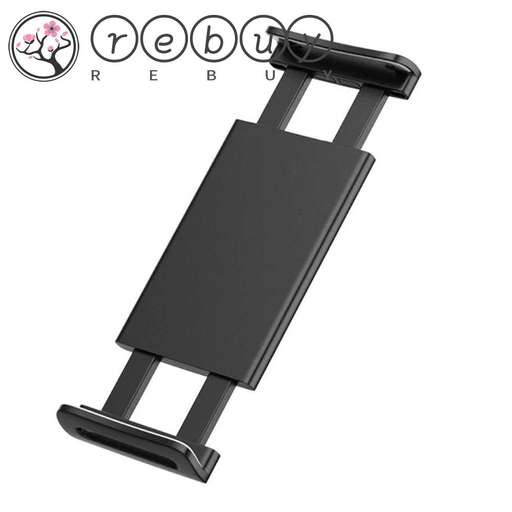 Rebuy Tablet Stand Holder Universal Hitam Penjepit Klip Clip Berdiri Bracket Aksesoris Adjustable Smartphone Standing