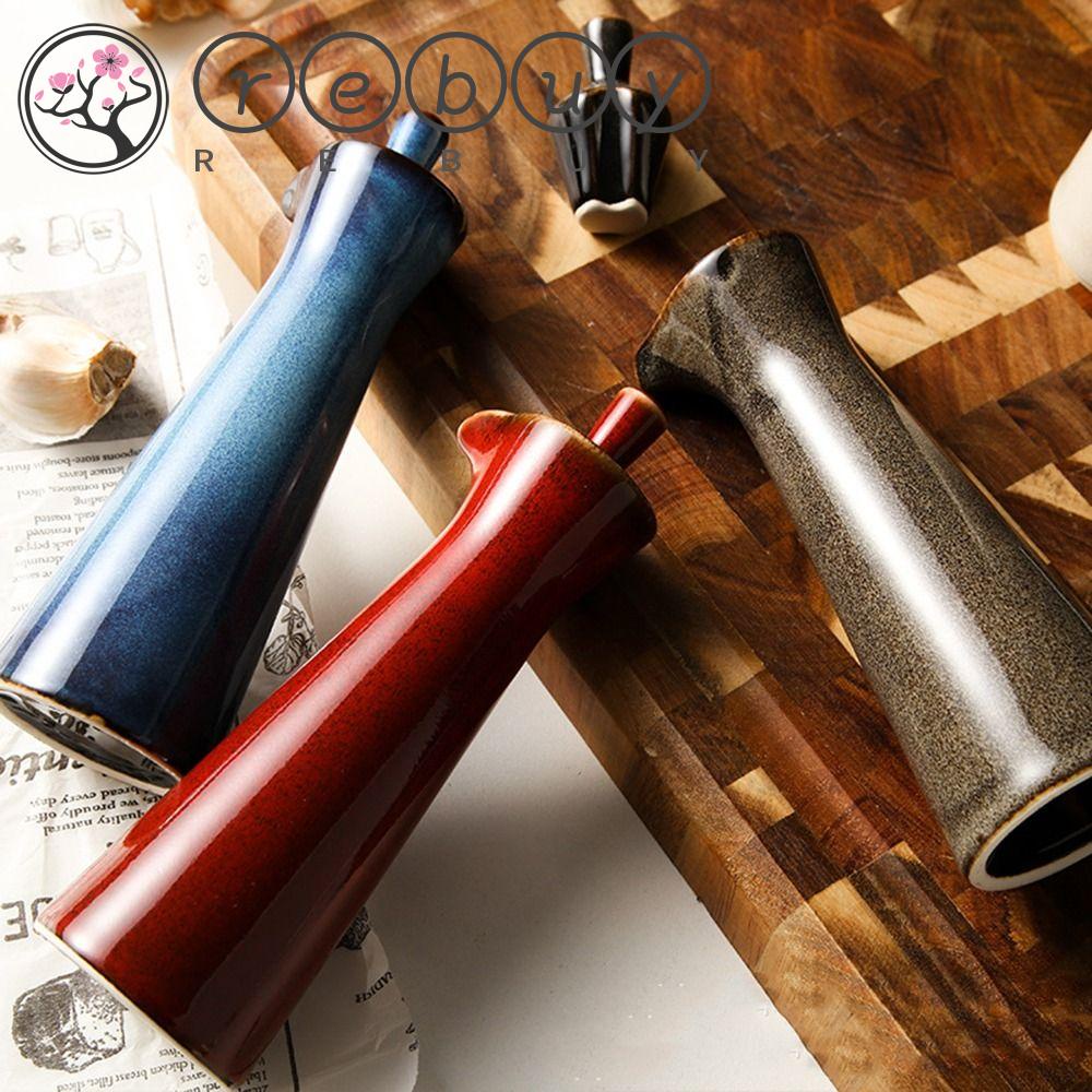 Rebuy Toples Bumbu Garam Dapur Penyimpanan Organizer Wadah Bumbu Retro Kreatif