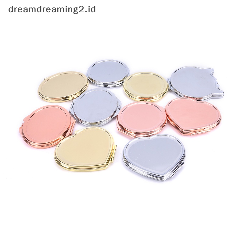 (drea) Cermin Rias Compact Cermin Rias Saku Kosmetik Untuk Travel Mirror //