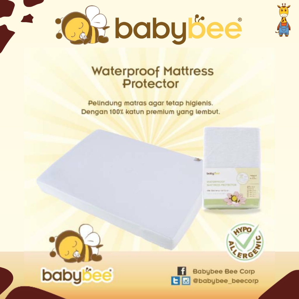 Babybee Waterproof Mattress Protector - Pelindung Matras