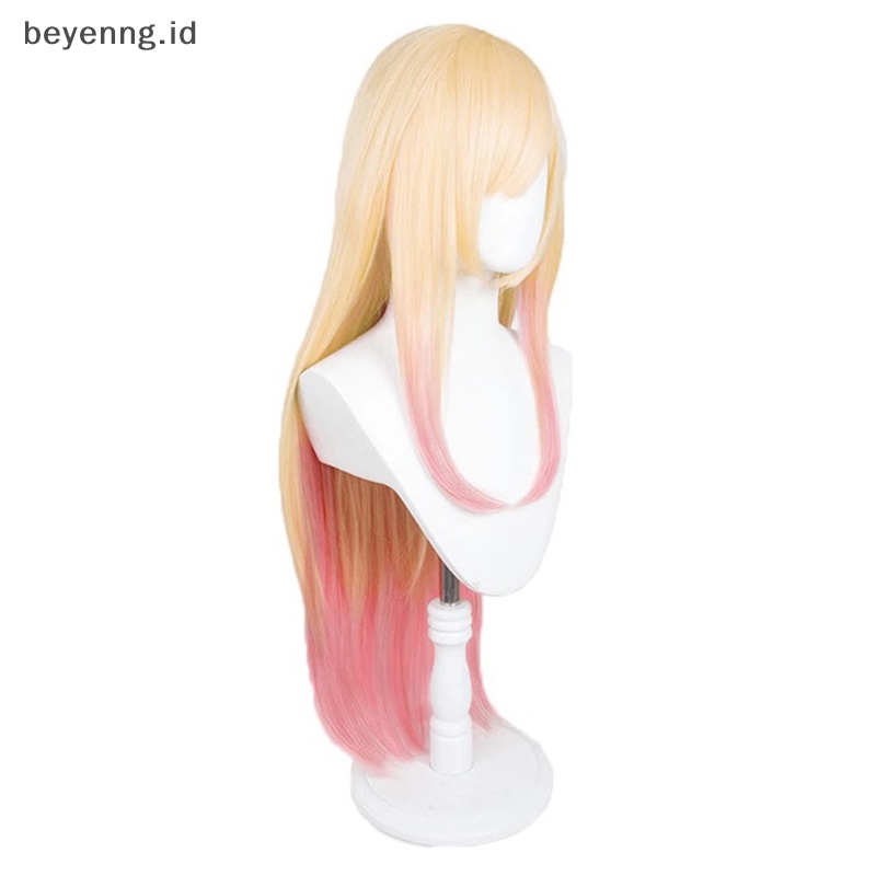 Beyen Anime My Dress-Up Darling Marin Kitagawa Cosplay Wig Rambut Gradasi Kuning ID