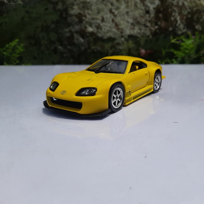 Diecast Saico Toyota Supra GT500 1:32 Loose B Miniatur Mainan Pajangan