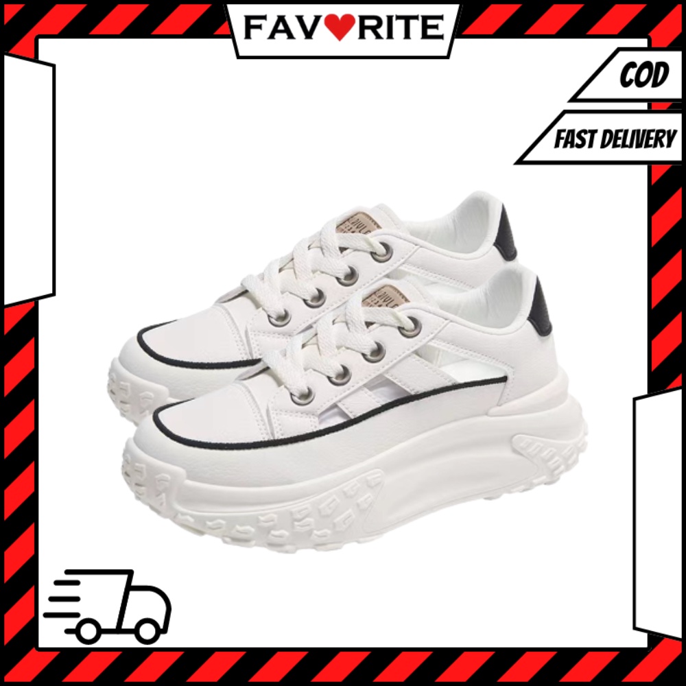 Favorite &quot;FREE BOX&quot; Jihye Sepatu Wanita Sneakers Kasual Fashion Korea Import 9222