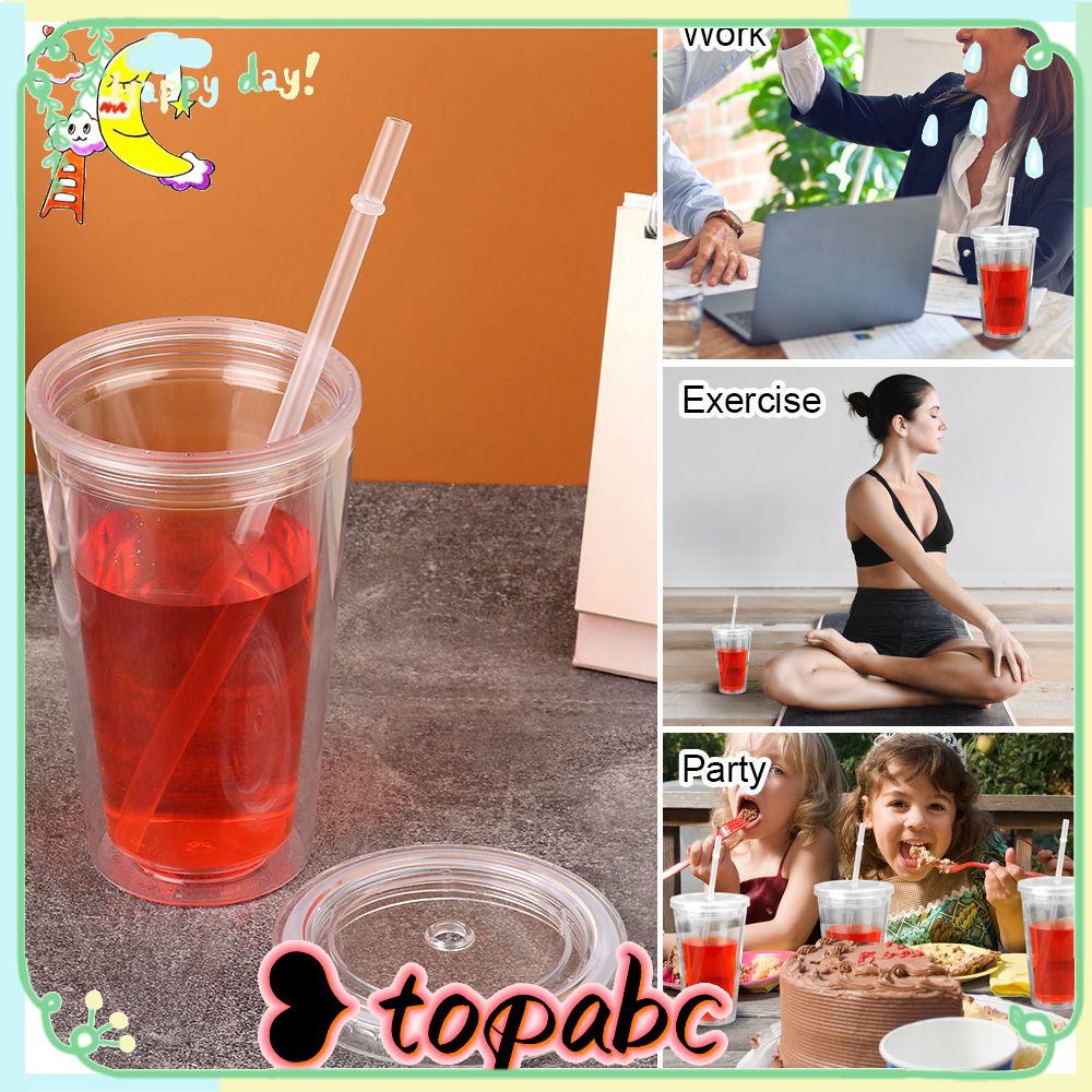 TOP Cangkir Minum 500ml Fashion Botol Air Outdoor Portabel Dengan Tutup