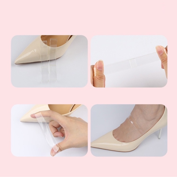 2pcs Karet Tali Aksesoris Sepatu Bahan Silica Gel Bening OSM-AS117