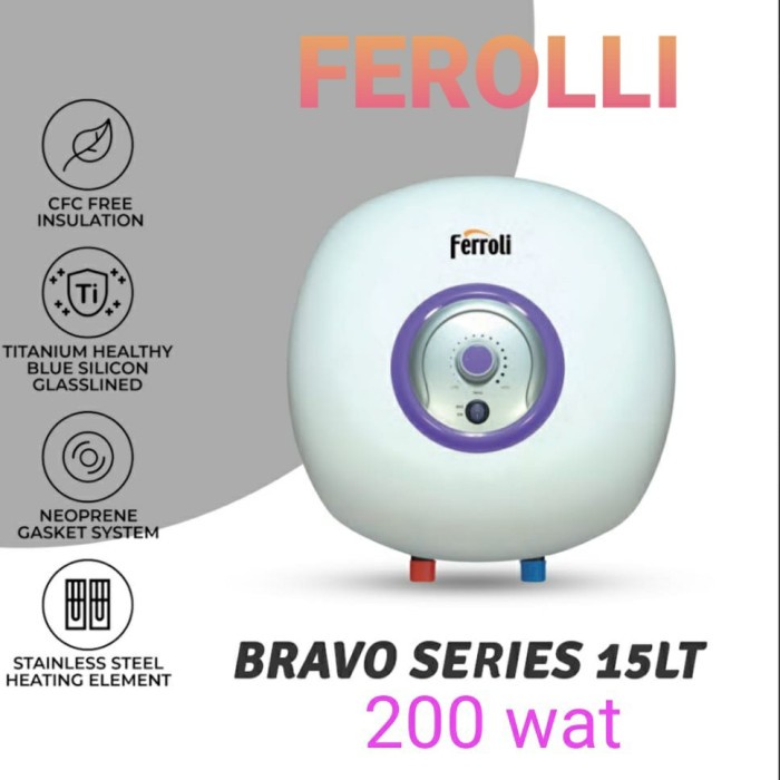 Ferolli water heater listrik 15 Liter