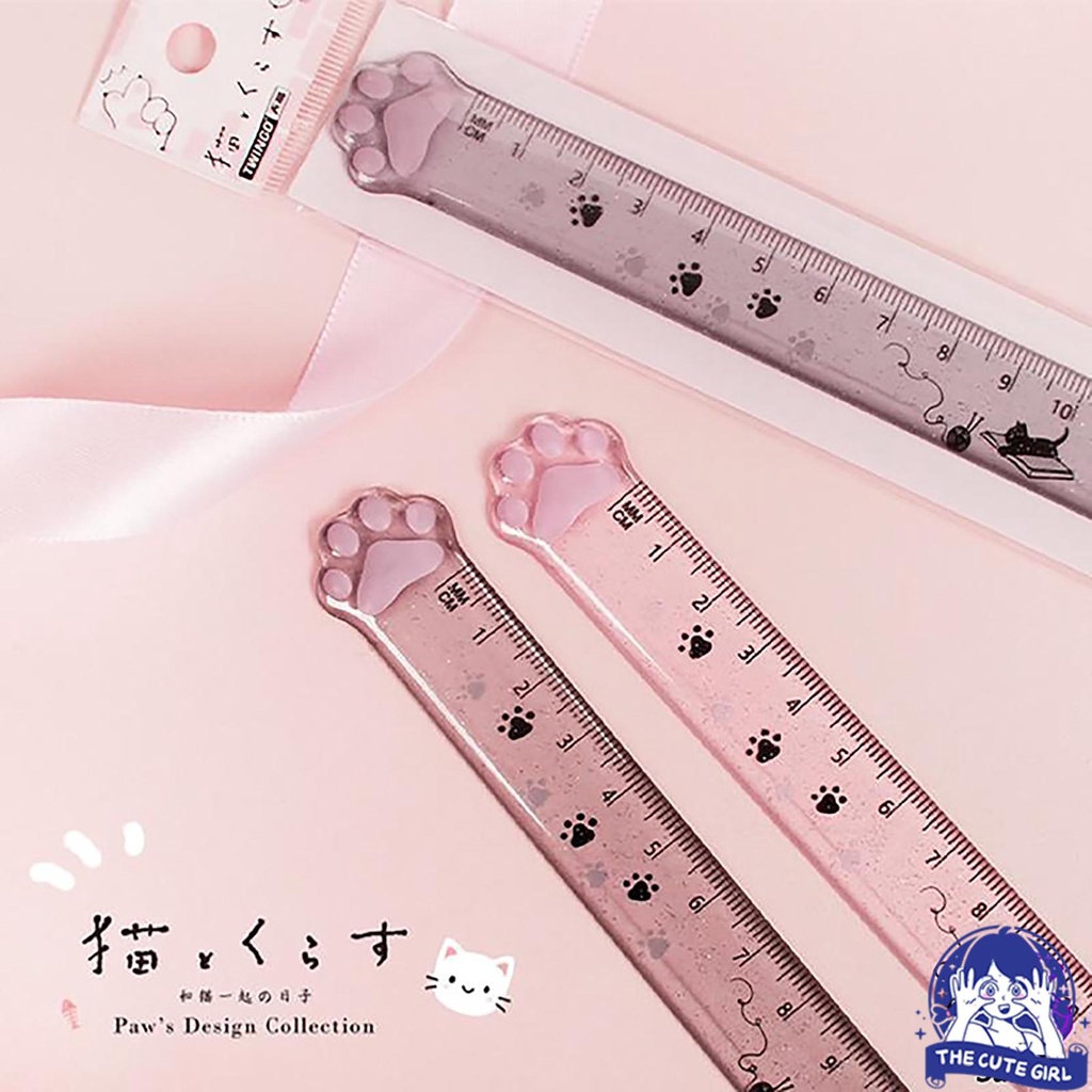 

Cute kucing Ruler Transparent Plastic Ruler Staight Ruler Accurate Mathematics Ruler for Artists Twingo C002 - Stazionario