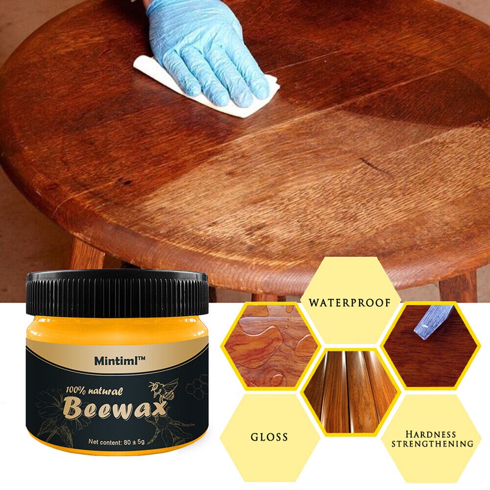 GOS  -J108- Beewax Pengkilap Kayu - Pembersih Furniture Kayu - Lilin Gel Lebah Alami Tahan Lama