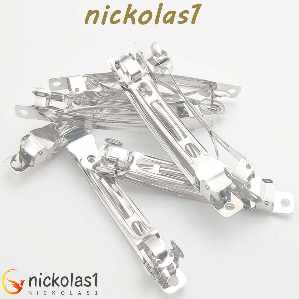 NICKOLAS1 Aksesoris Rambut 20Pcs French Clip Bows Hairgrips Barrettes Spring Clips