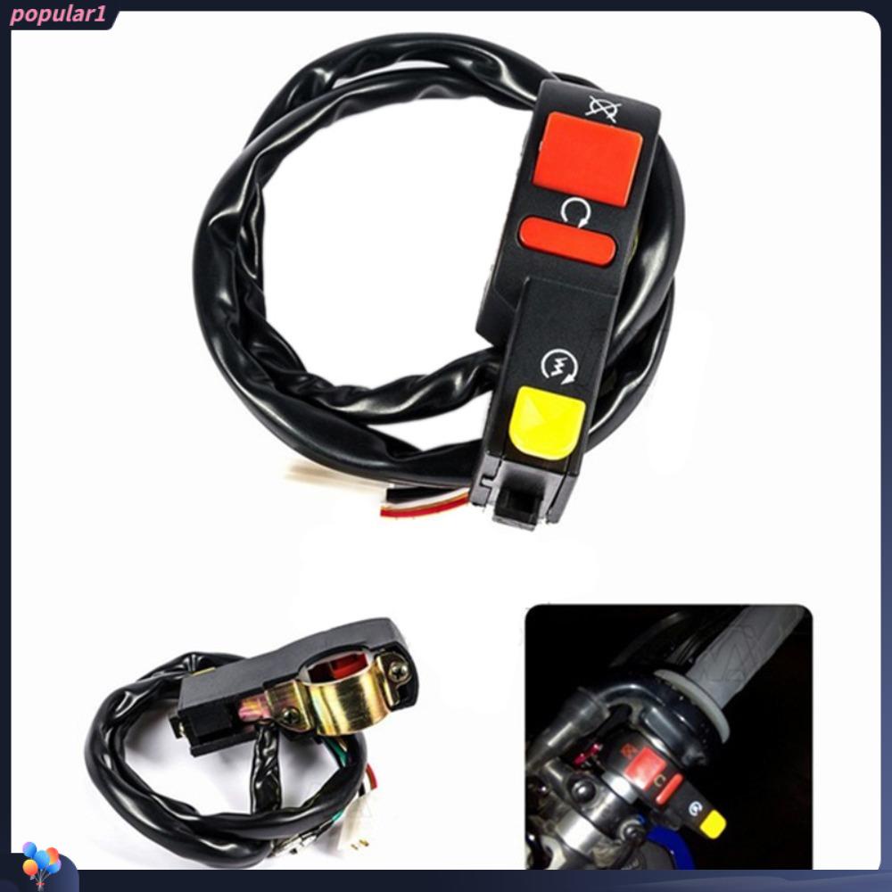 POPULAR 2pcs Saklar Stang Motor Aksesoris Praktis Universal Stang Refit Moto Light Controller