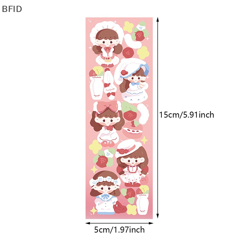 [BFID] 10pcs Shiny Cute Animals Cat Bear Stiker Hias Untuk Scrapbooking DIY Bahan Casing Ponsel Pemandangan [ID]