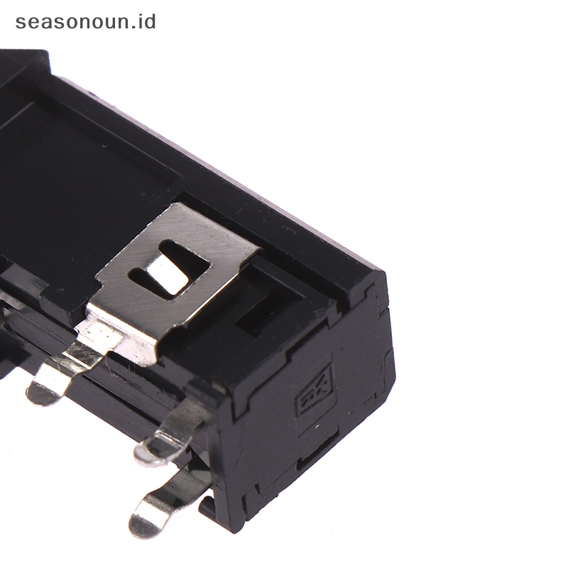 Intipeasonoun 3pcs/banyak 6.35mm stapelack stereo female socket konektor audio adaptor 4pin .