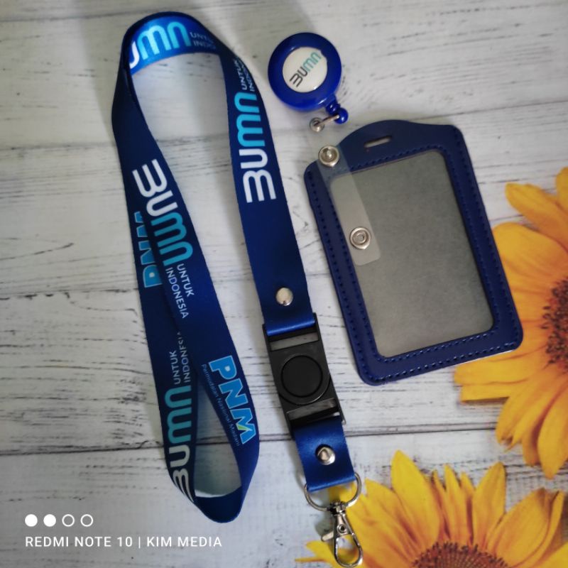 

Tali PNM BUMN tali idcard PNM bumn / lanyard PNM BUMN ready bisa ecer