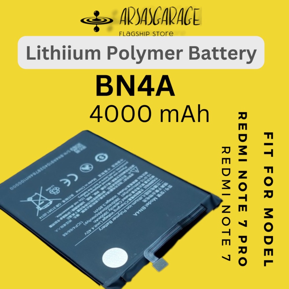 BN4A Baterai Batre Battery BN-4A XIAOMI Redmi Note 7 Pro Dual Power