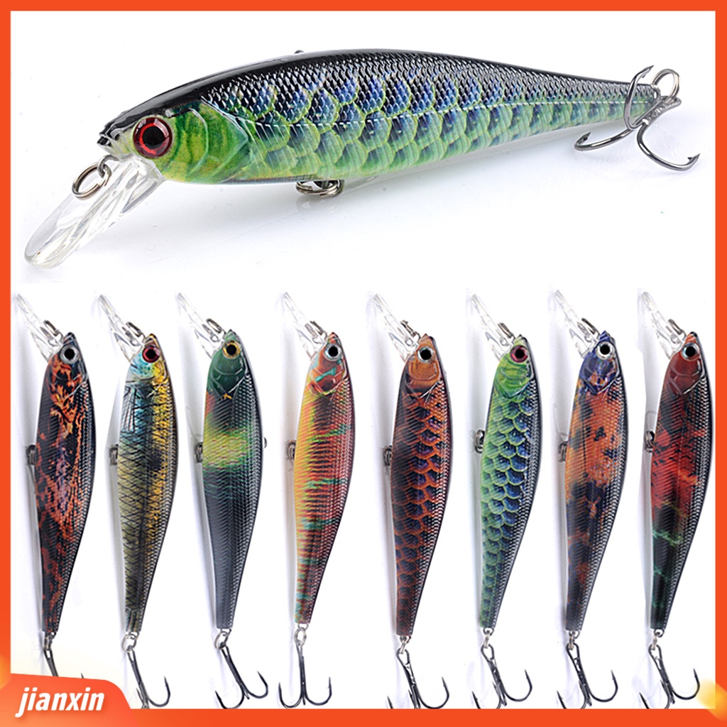 (In Stock) 11.8 cm /13.5g Ikan Kecil Umpan Tajam Kait Simulasi Wobbler Mengambang Bionic Universal Fishing Tackle Profesional Bass Laut Memancing Umpan Buatan Umpan Keras Perlengkapan Memancing