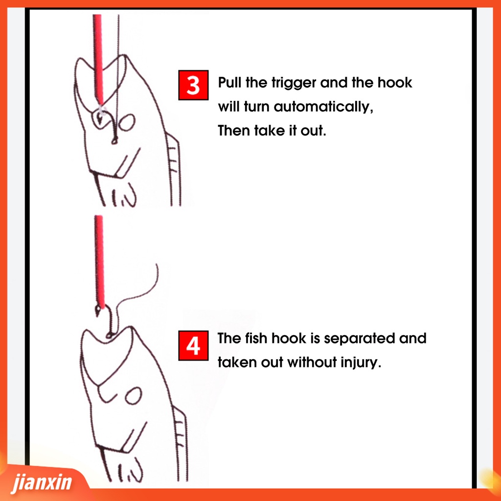 (In Stock) Penghilang Kait Tahan Lama Memanjang Mudah Digunakan Aksesoris Pemisah Kait Bermanfaat Untuk Memancing