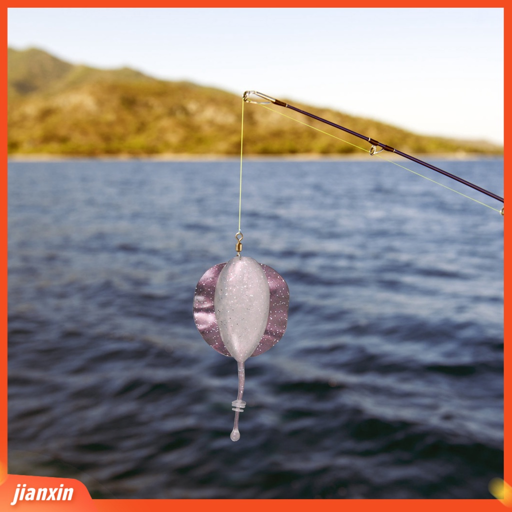 (In Stock) Umpan Umpan Ikan Simulasi Tinggi Menggoda Elastis Bercahaya Hidup Bentuk Cumi Lembut Palsu Lure Fishing Tackle