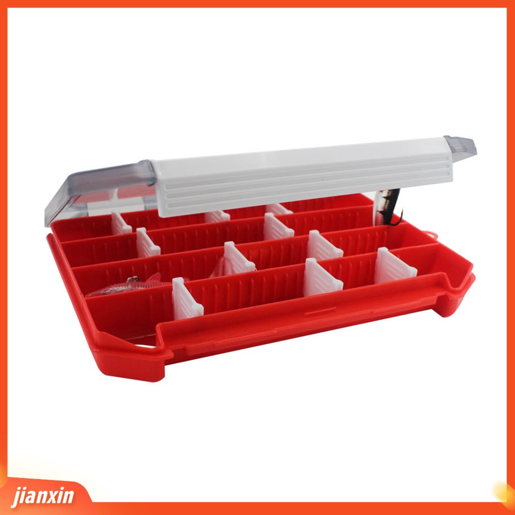 (in Stock) Bait Case Single-Layer Multifungsi PP Plug-in Lure Storage Box Untuk Pecinta Pancing