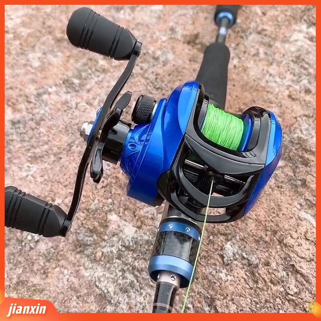 (In Stock) Gulungan Pancing 7.2:1 Gear Ratio Fishing Tackle Metal Water Drop Reel Gulungan Pancing Laut Untuk Angling