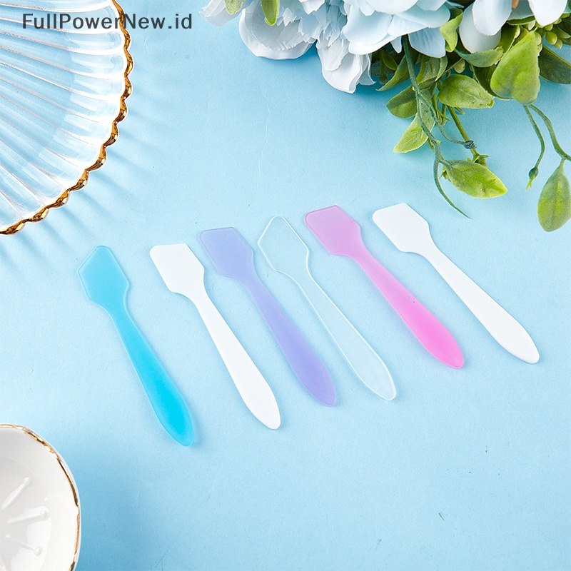 Power 10pcs Spatula Kosmetik Mini Sendok Krim Wajah Makeup Masker Campur Sendok Beauty ID