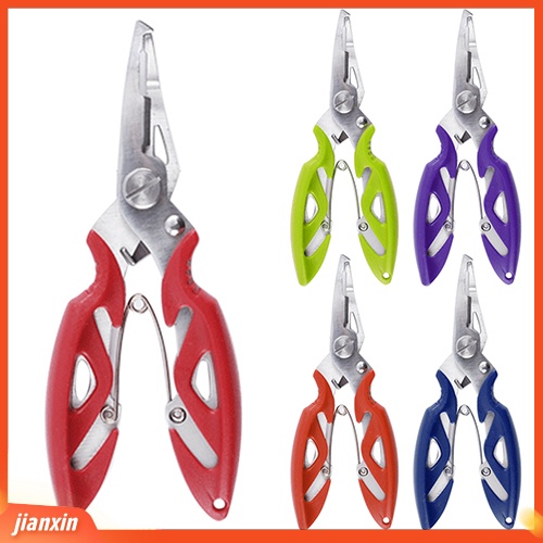 (In Stock) Fishing Scissors Plier Lure Line Hook Split Ring Cutter Lepaskan Alat Tackle Ikan