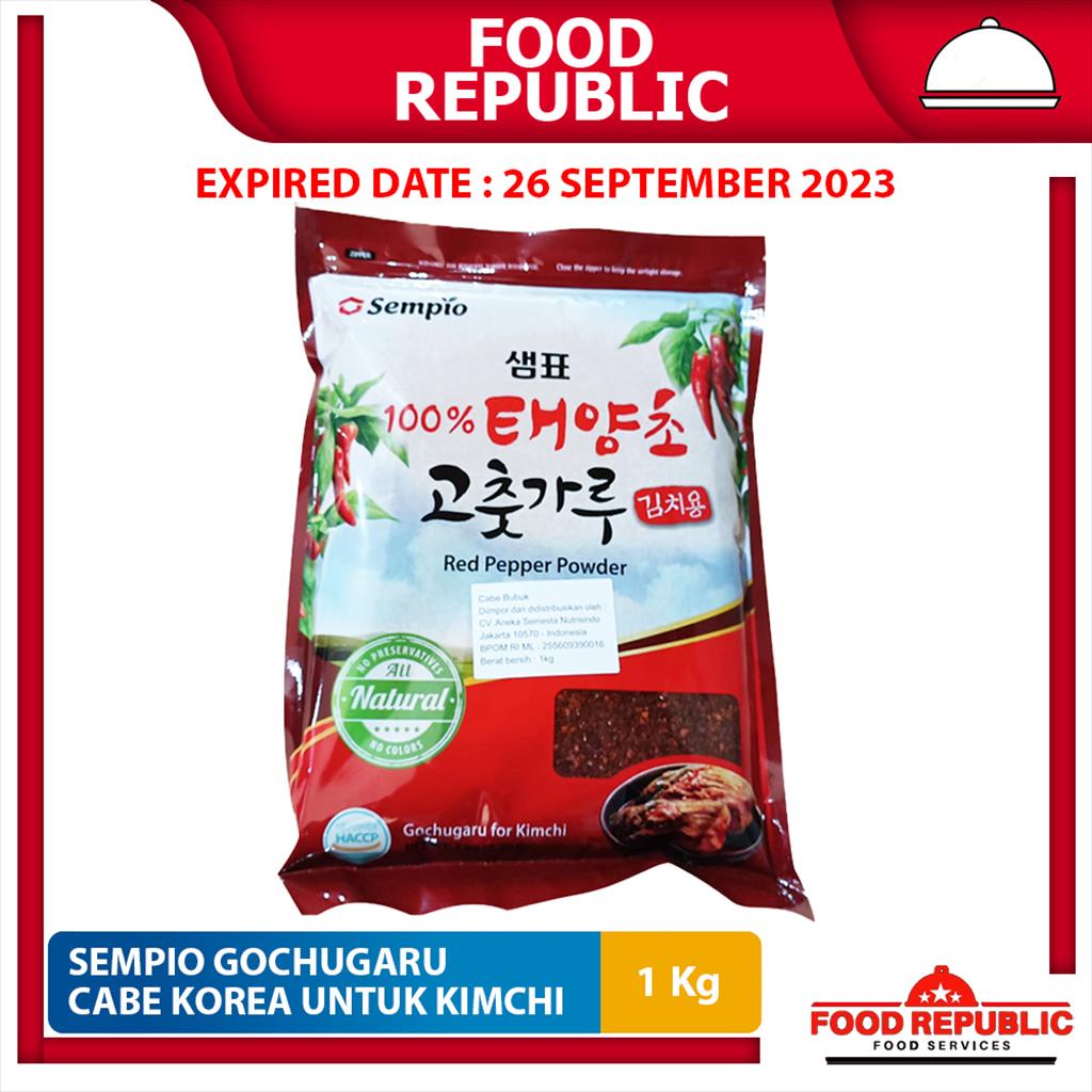 Gochugaru Kasar Korea 1 KG / Bubuk Cabe Korea Sempio Untuk Kimchi