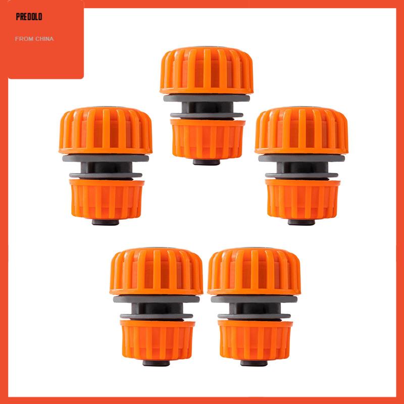 [Predolo] 5pcs Adaptor Selang Irigasi Fitting Selang Taman Untuk Kebun Halaman Rumah Kaca