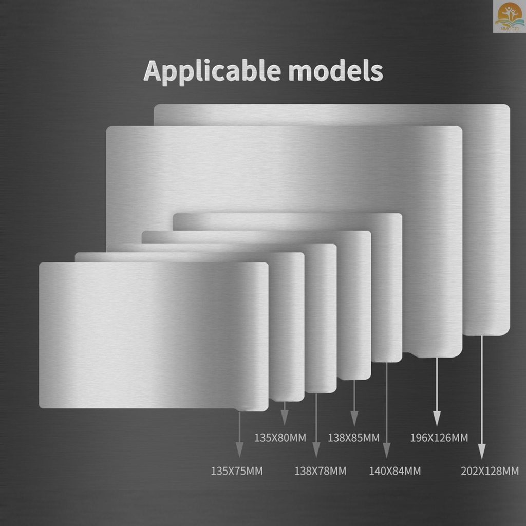 In Stock Flexiable Build Plate Surface Spring Steel Platform Removal Spring Steel Sheet Dengan Dasar Magnetik Untuk SLA/DLP Resin Printing Elegoo Saturnus 3D Printer 135x80mm