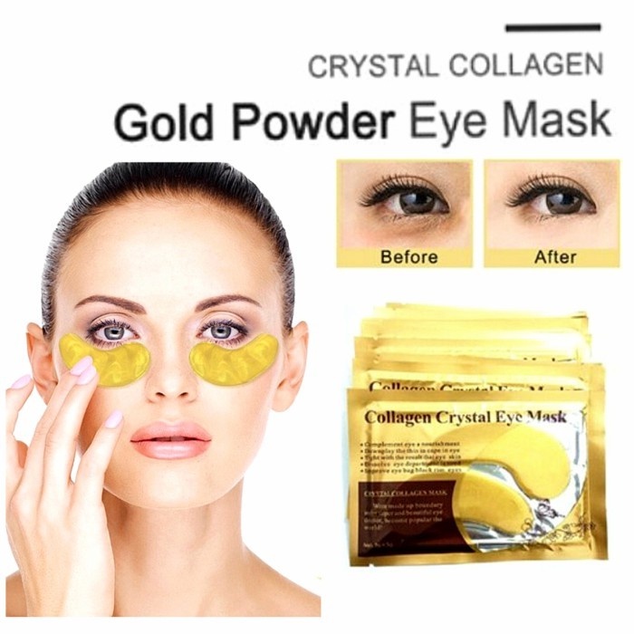 [ DBI ] Masker Mata COLLAGEN CRYSTAL GOLD EYE BAG MASK EYEMASK Kantong Black Panda Bisa COD Bayar di tempat