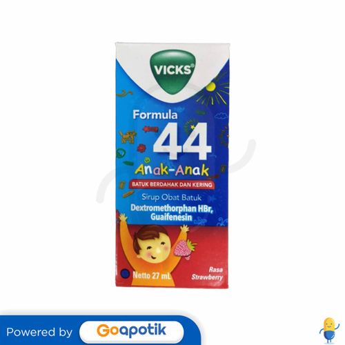 Vicks Formula 44 Anak Rasa Strawberry Sirup 27 Ml