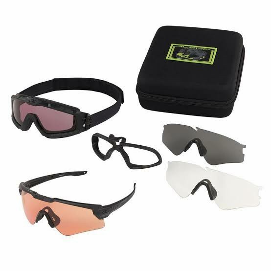 kacamata sunglasses pria tentara polisi sport sepeda safety Alpha - Hitam