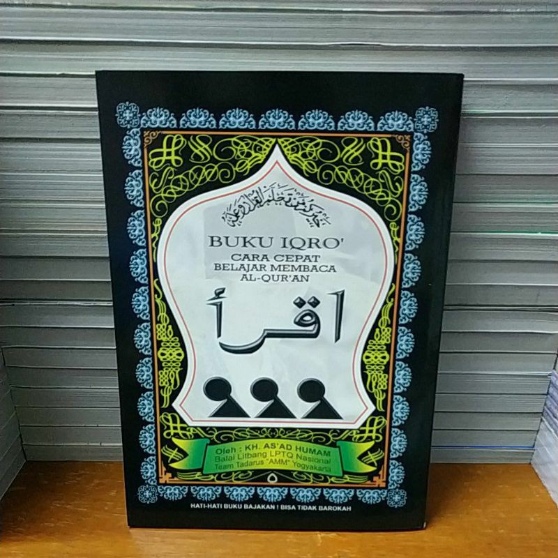 Buku Iqro Ukuran Besar Memuat Iqro 1 sampai 6 Buku Original