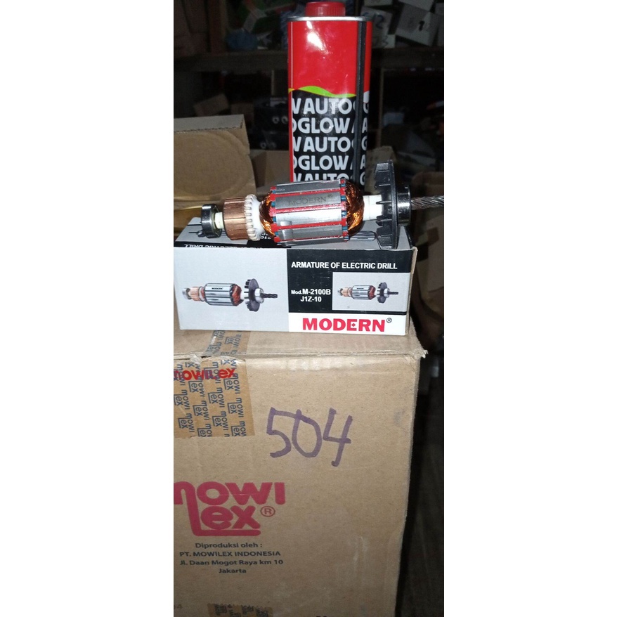 Angker armature modern M2100B J1Z-10 for mesin bor modern